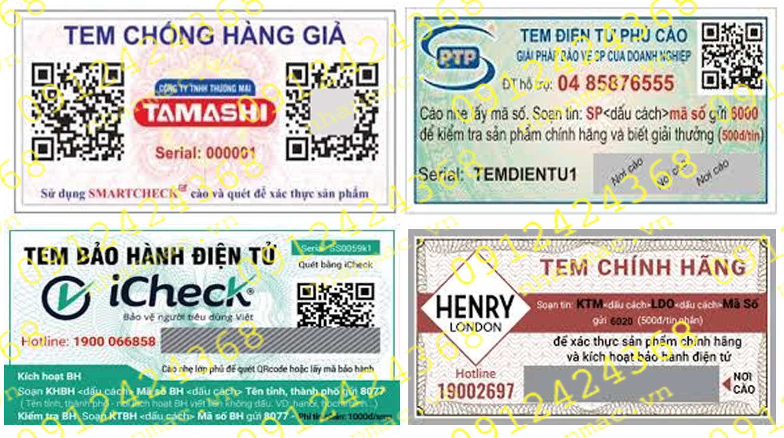 DVN7- Tem Decal vỡ làm nhãn mác truy xuất nguồn gốc in mã phủ cào khi có lực tác động vật lý vừa đủ