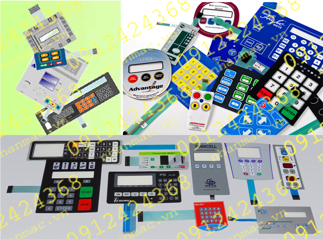 MN42- Màng nhựa nhấn nút nổi in mực dẫn điện làm bàn phím bấm được sản xuất đáp ứng khách hàng trên toàn quốc bởi công ty Thiên Lương.