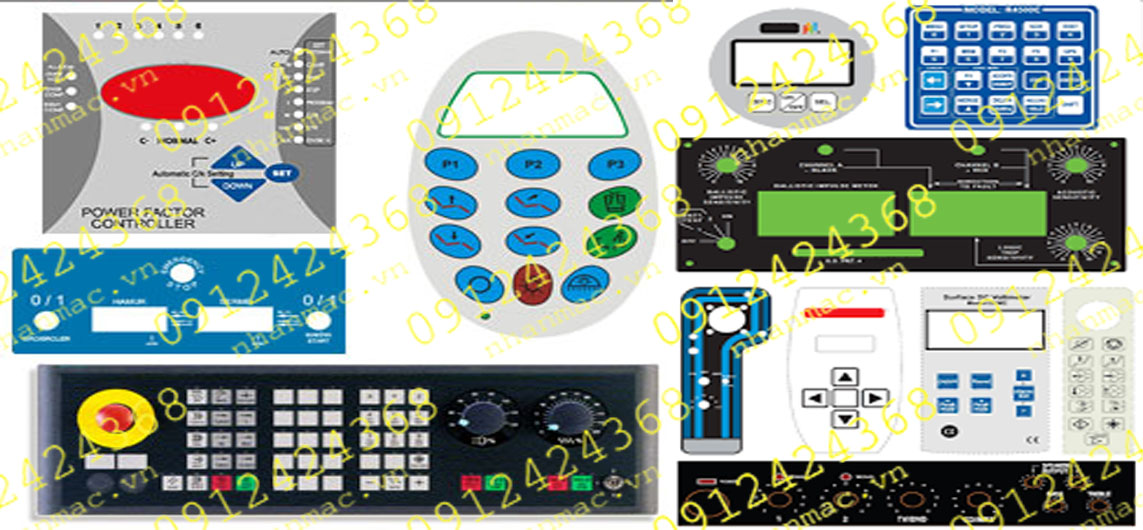 MPN11 Miếng phủ nhựa nhấn nút nổi làm tấm che bàn phím bấm bảng điều khiển SD trong CB thực phẩm
