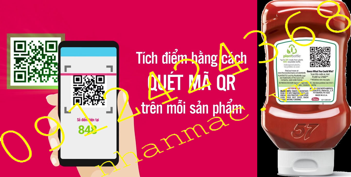 QR7-Tem nhãn mác Decal in mã QR Code động hỗ trợ các báo cáo thống k