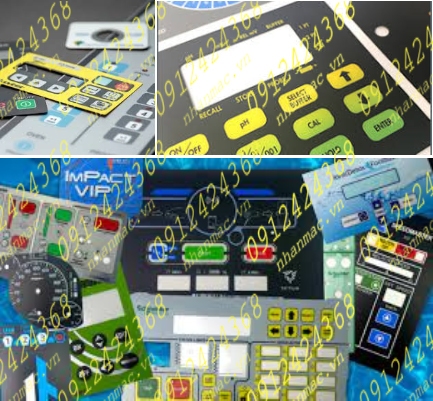 TPGO25- Tấm phủ đồ họa Keypad Graphic Overlay bộ điều khiển điện tử đóng vai trò quan trọng